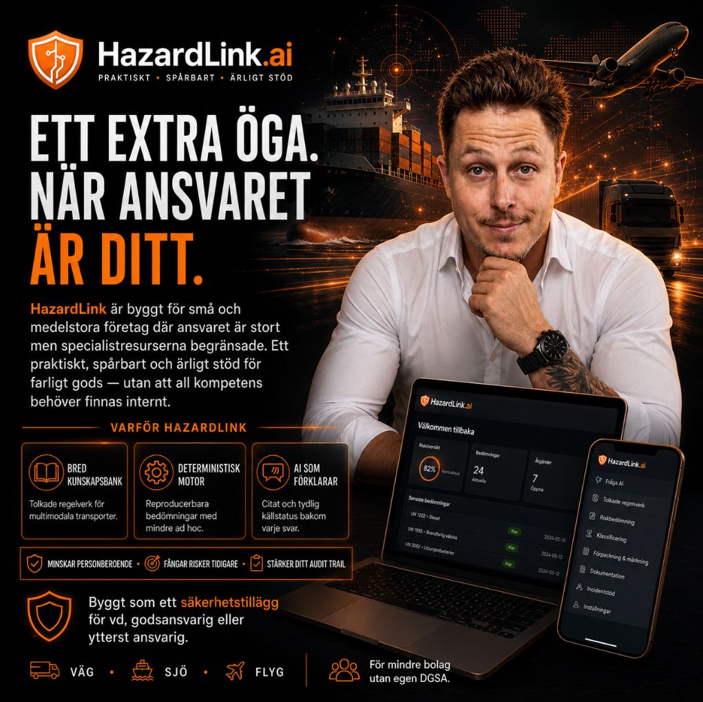 HazardLink.ai kampanjbild – Ett extra öga när ansvaret är ditt